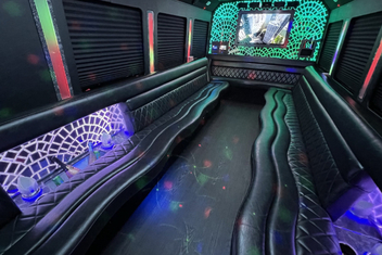 El Cajon Limo Bus Interior