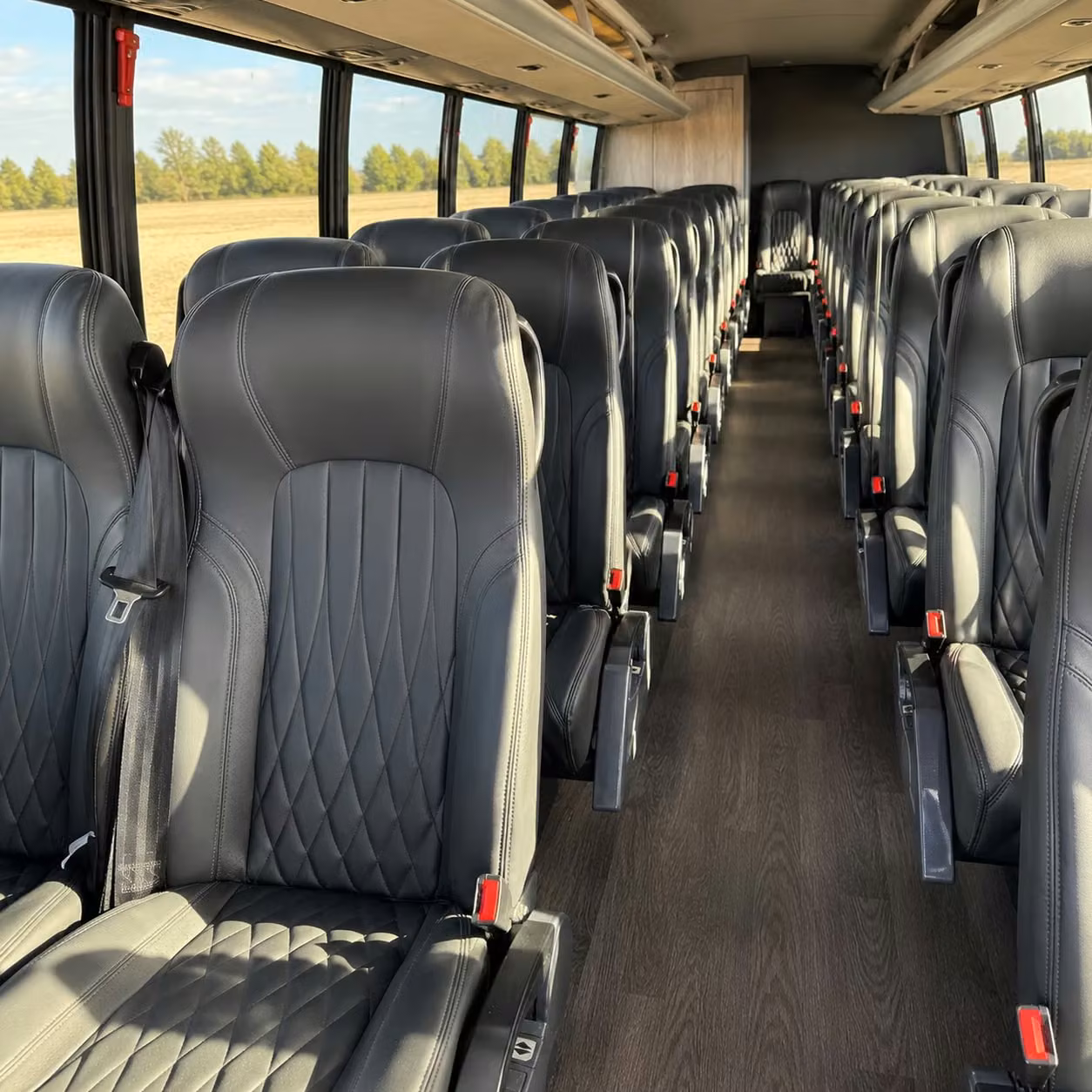 25 passenger minibus inside