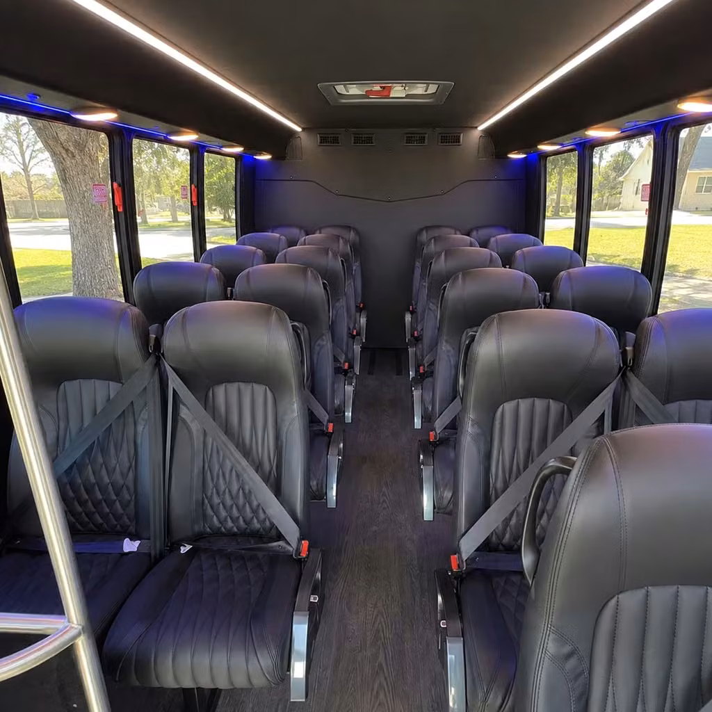 30 passenger minibus interior