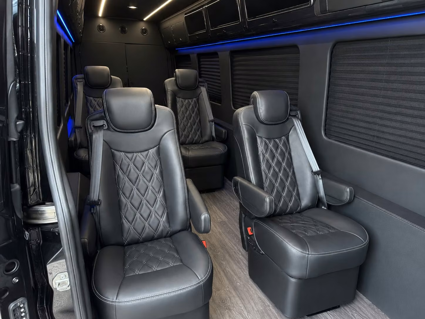 sprinter van with driver interior